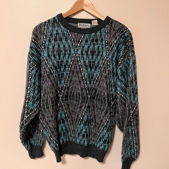 Santana 90s Printed Sweater - Picture 1 of 3